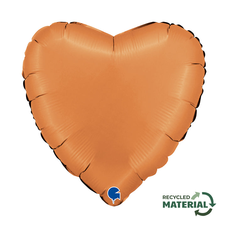 Caramel Satin Heart Single Pack - Grabo Foil