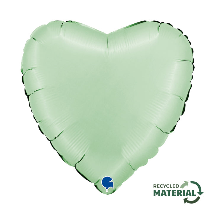 Green Matte Satin Heart Single Pack - Grabo Foil