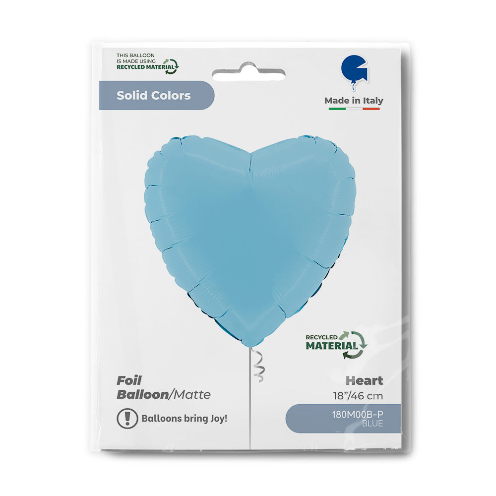 Blue Matte Heart Single Pack - Grabo Foil