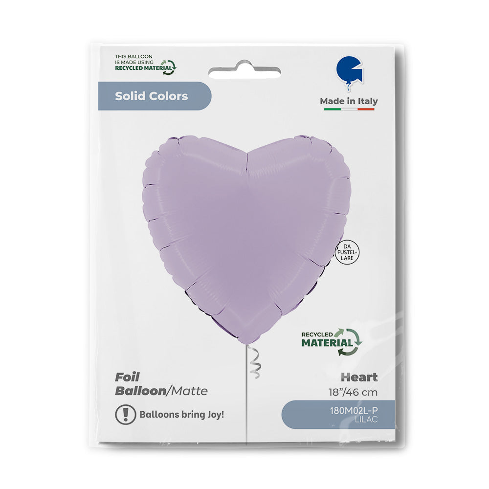 Lilac Matte Heart Single Pack - Grabo Foil