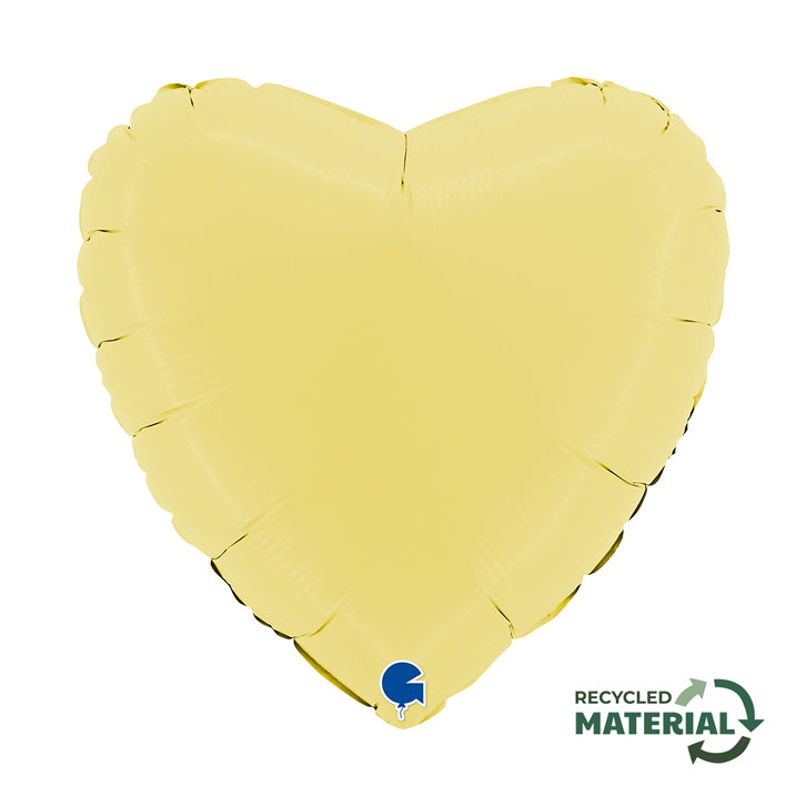 Yellow Matte Heart Single Pack - Grabo Foil