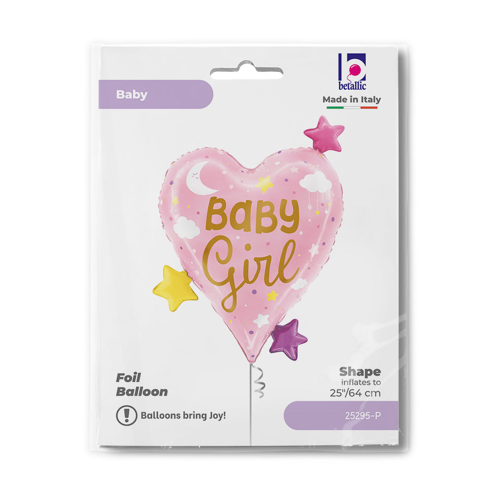 Baby Girl Heart Stars Single Pack - Grabo Foil (Copy)