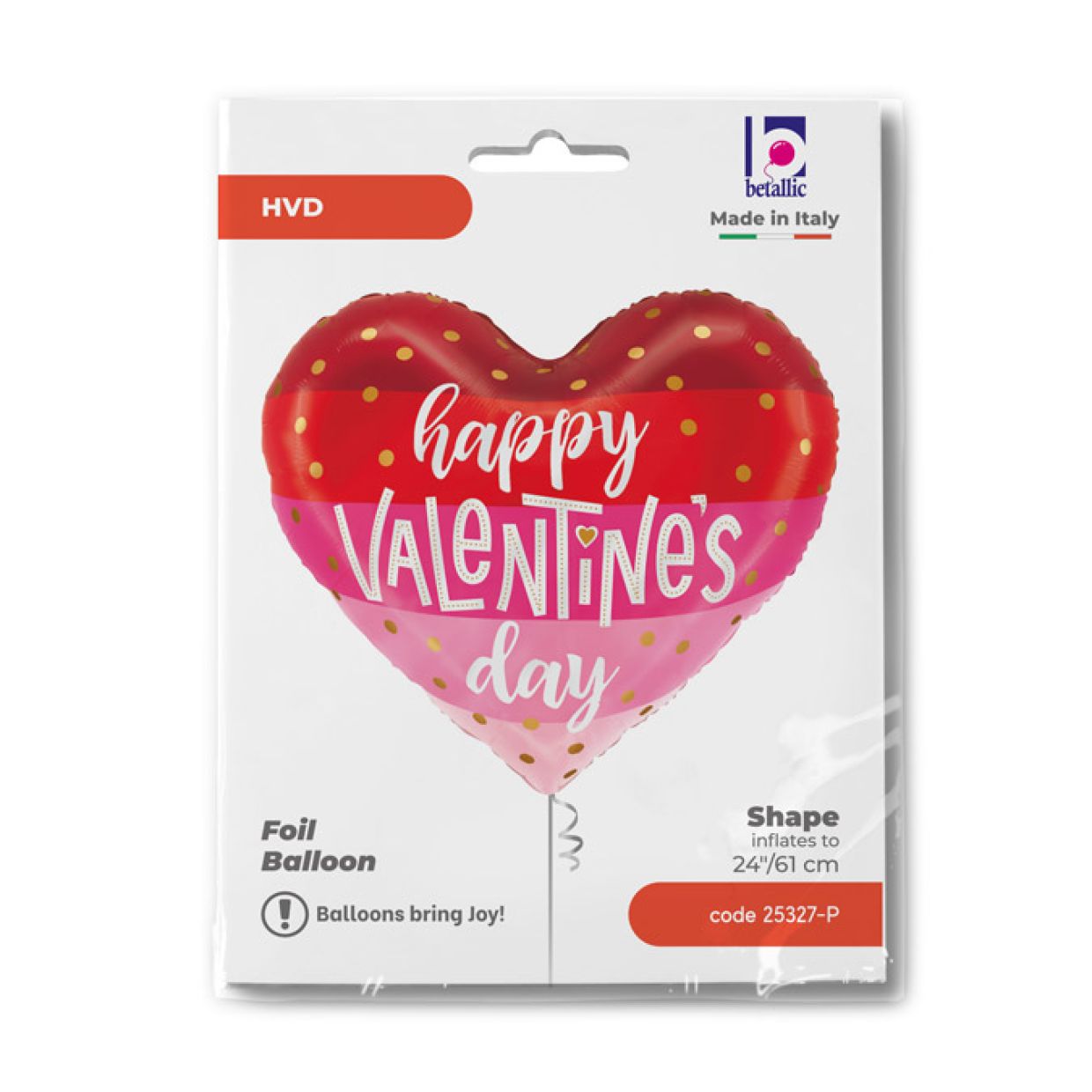 Satin Stripes Valentine Heart Single Pack - Grabo Foil