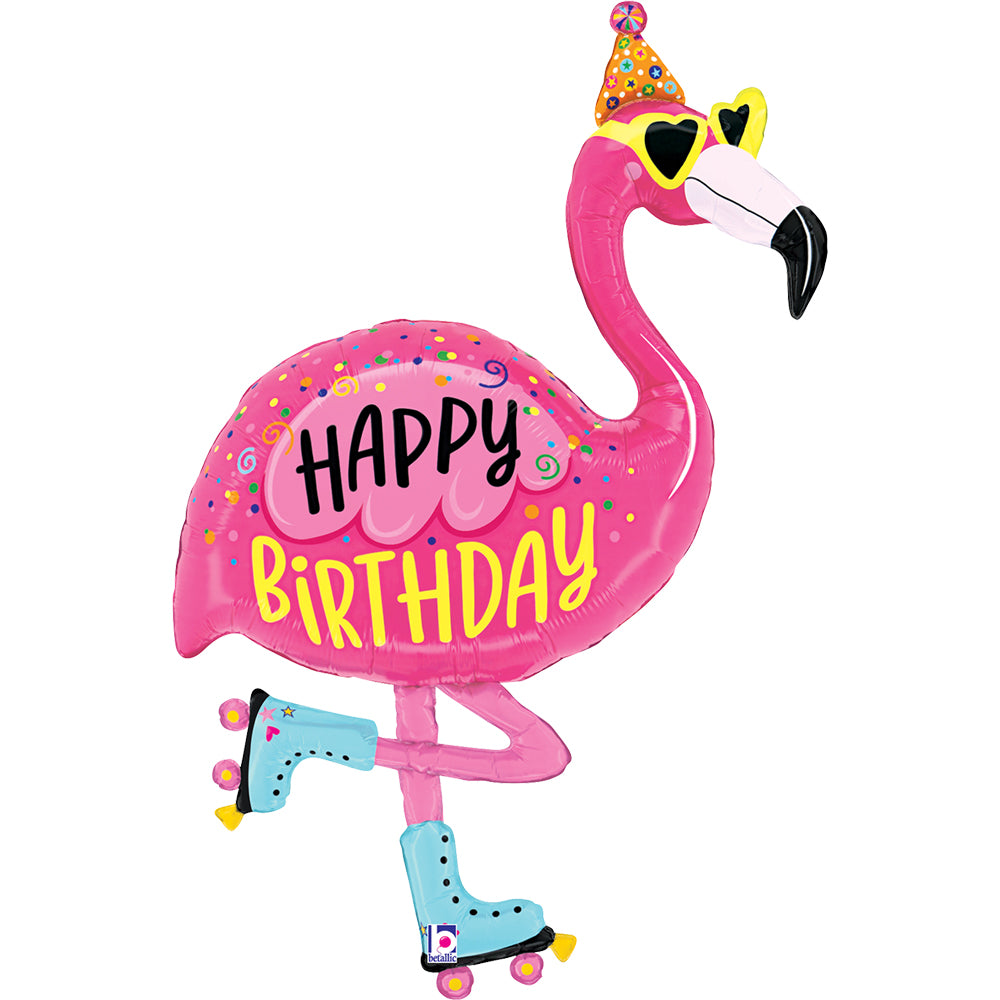 Flamingo Birthday Single Pack - Grabo Foil