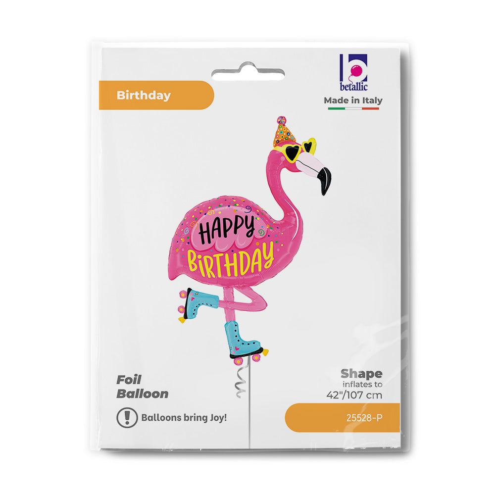 Flamingo Birthday Single Pack - Grabo Foil