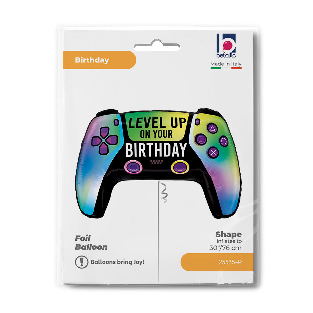 Vivid Game Controller Birthday Single Pack - Grabo Foil