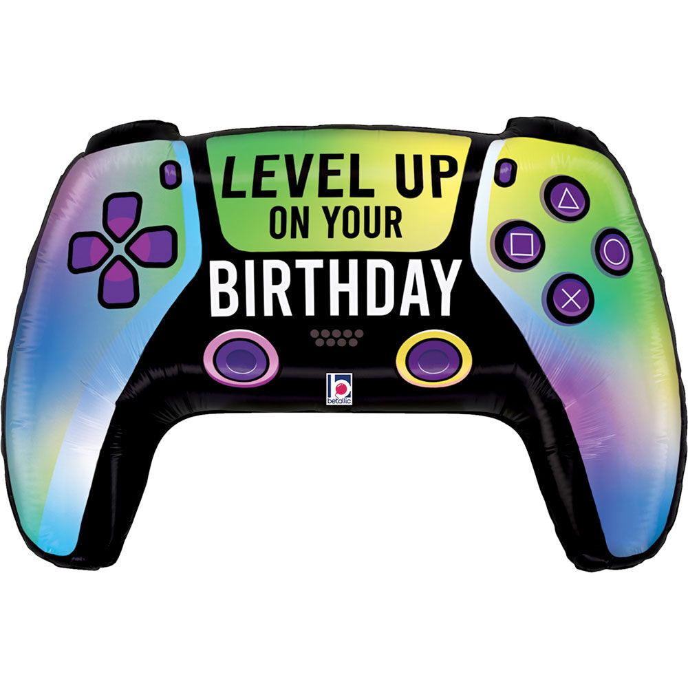 Vivid Game Controller Birthday Single Pack - Grabo Foil