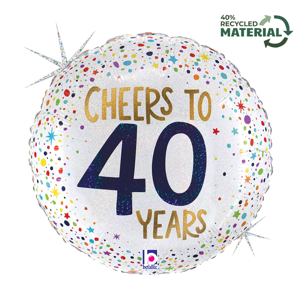 R18 Cheers To 40 Years Single Pack - Grabo Foil (Copy)