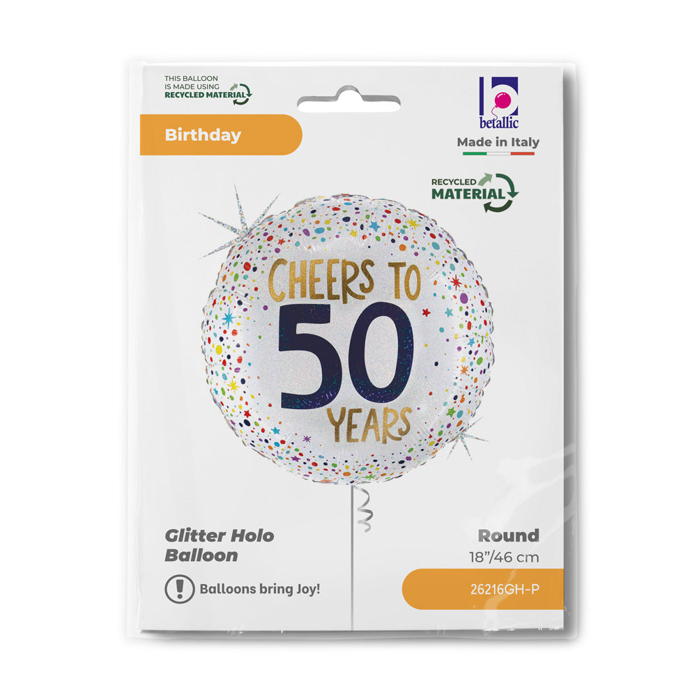 R18 Cheers To 50 Years Single Pack - Grabo Foil