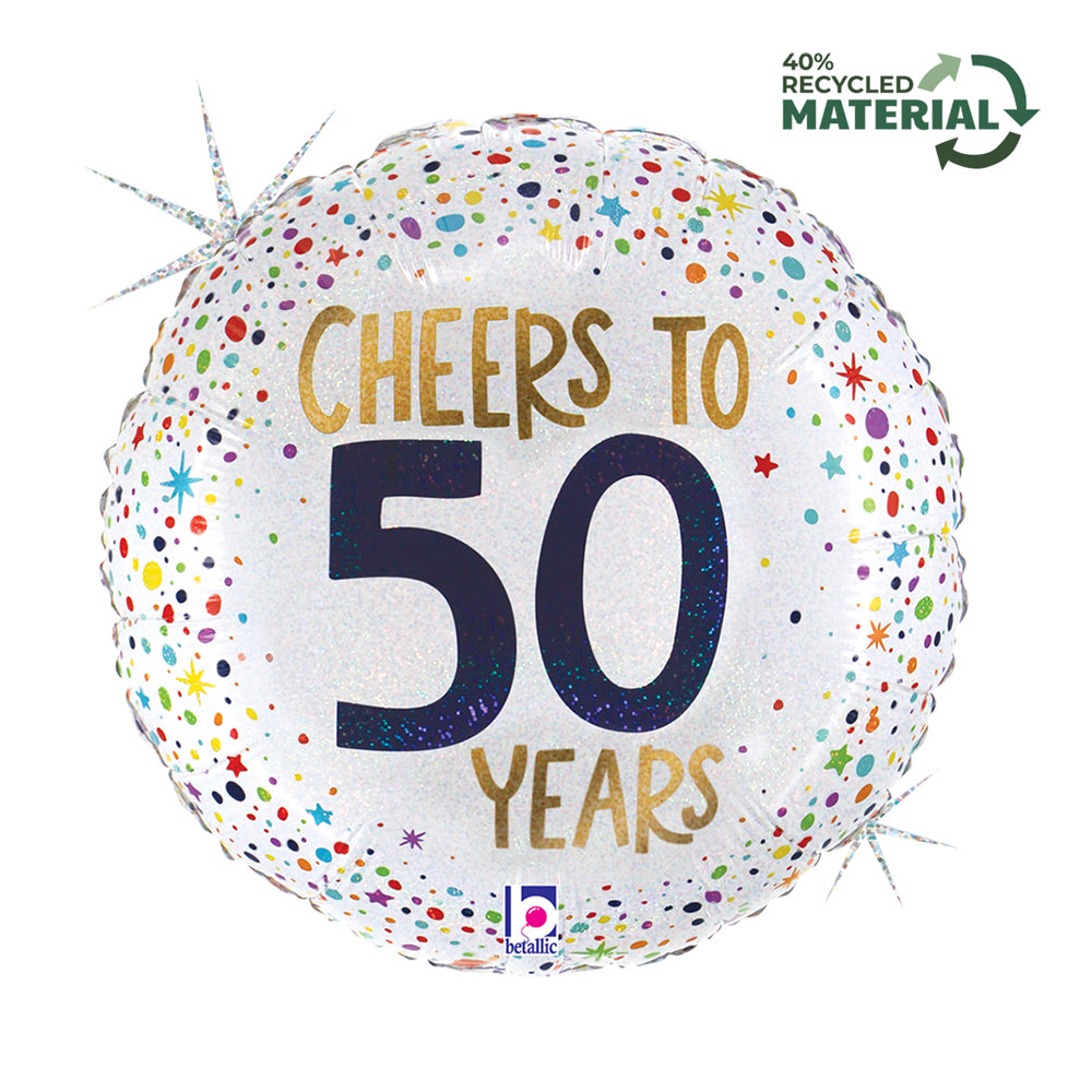 R18 Cheers To 50 Years Single Pack - Grabo Foil