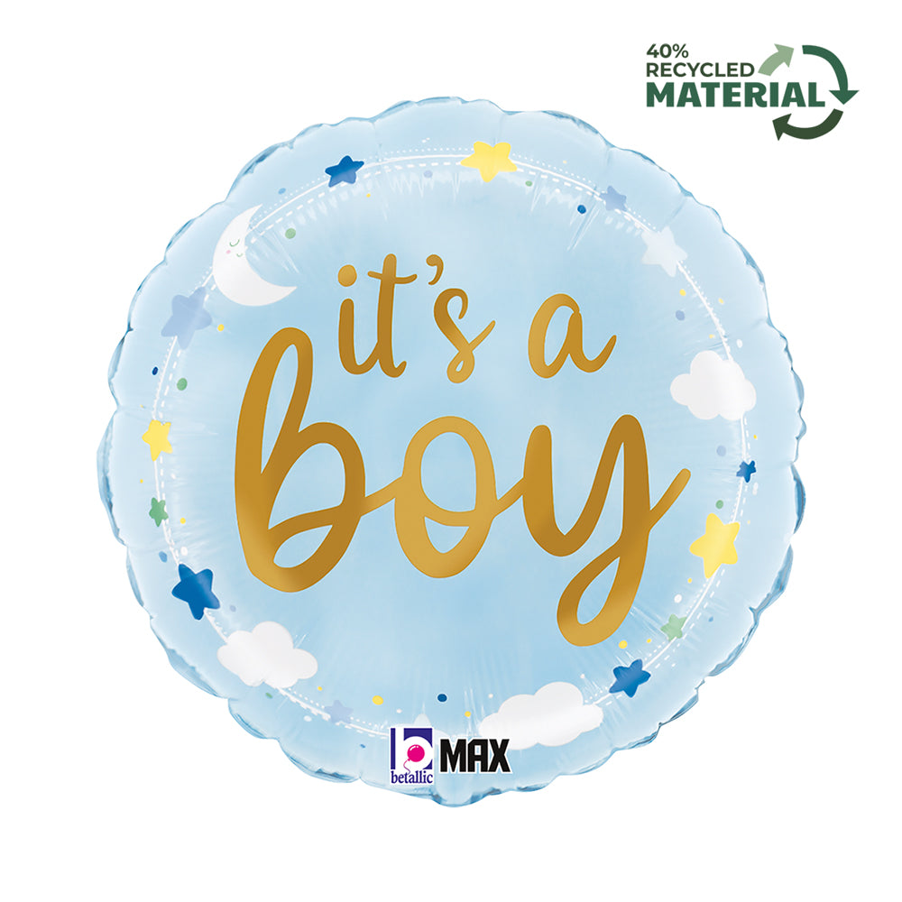 R18 It's A Boy Stars & Clouds Single Pack - Grabo Foil