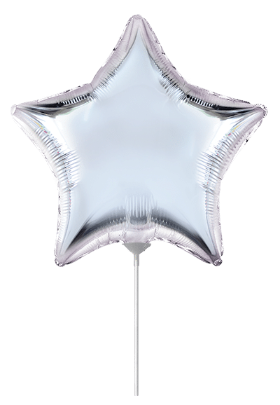 Star Mini Silver Regular Star 9" Single Pack  - Flexmetal