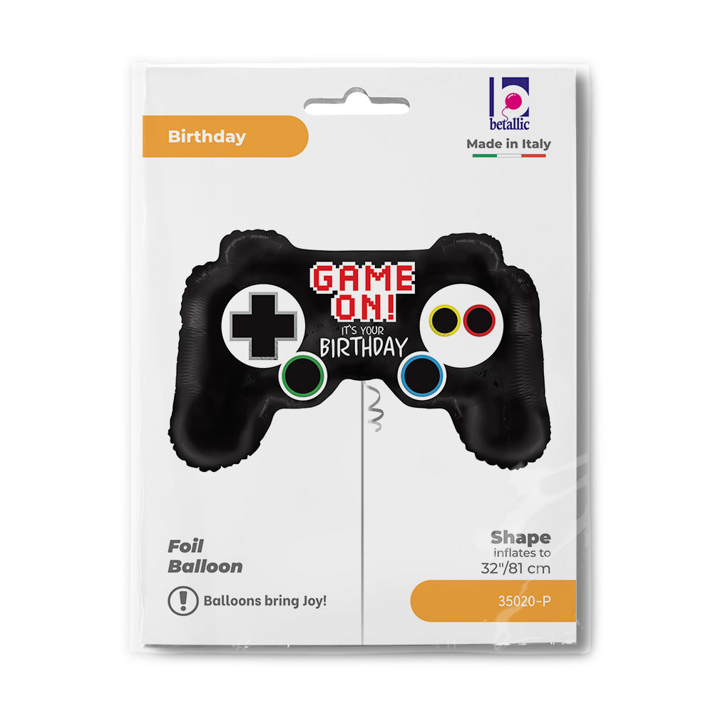 Game Controller Birthday Single Pack - Grabo Foil