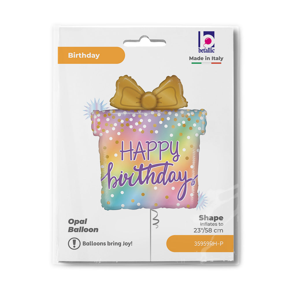 Opal Birthday Present Rainbow Holographic Single Pack - Grabo Foil