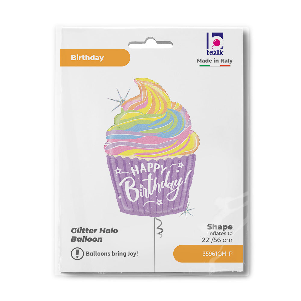 Pastel Birthday Cupcake - Grabo Foil