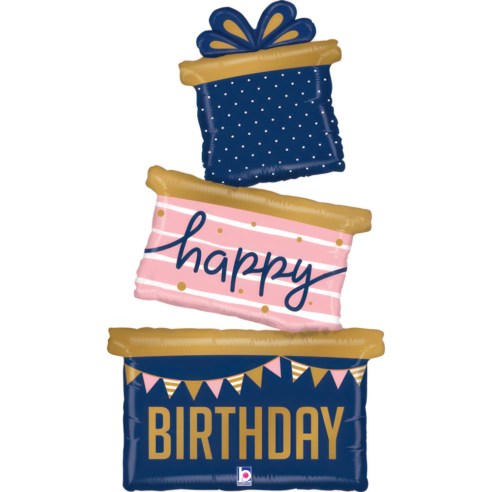 Navy Birthday Gift Trio Single Pack - Grabo Foil