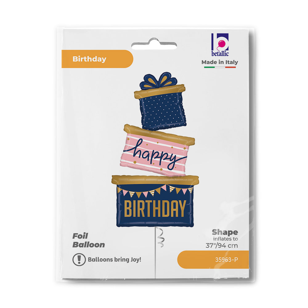 Navy Birthday Gift Trio Single Pack - Grabo Foil