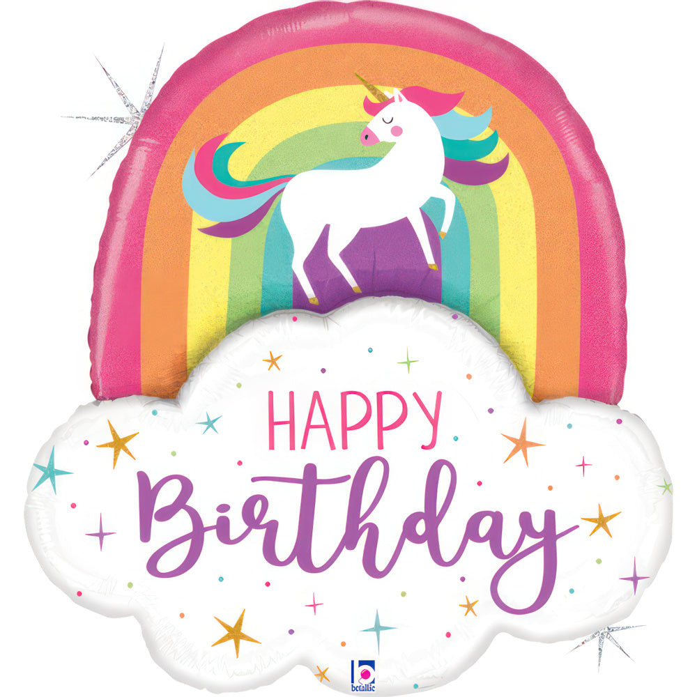 Unicorn Rainbow Birthday single pack- Grabo Foil