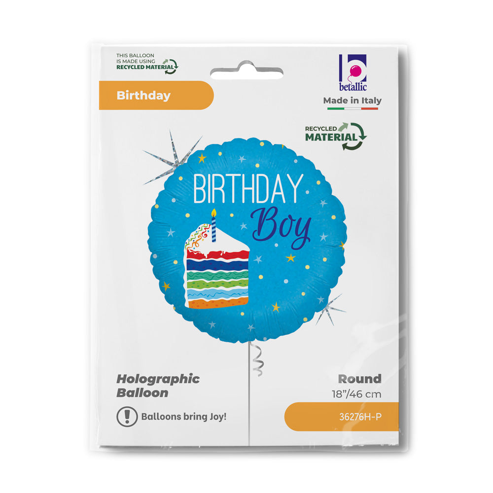 R18 Birthday Cake Boy Single Pack - Grabo Foil