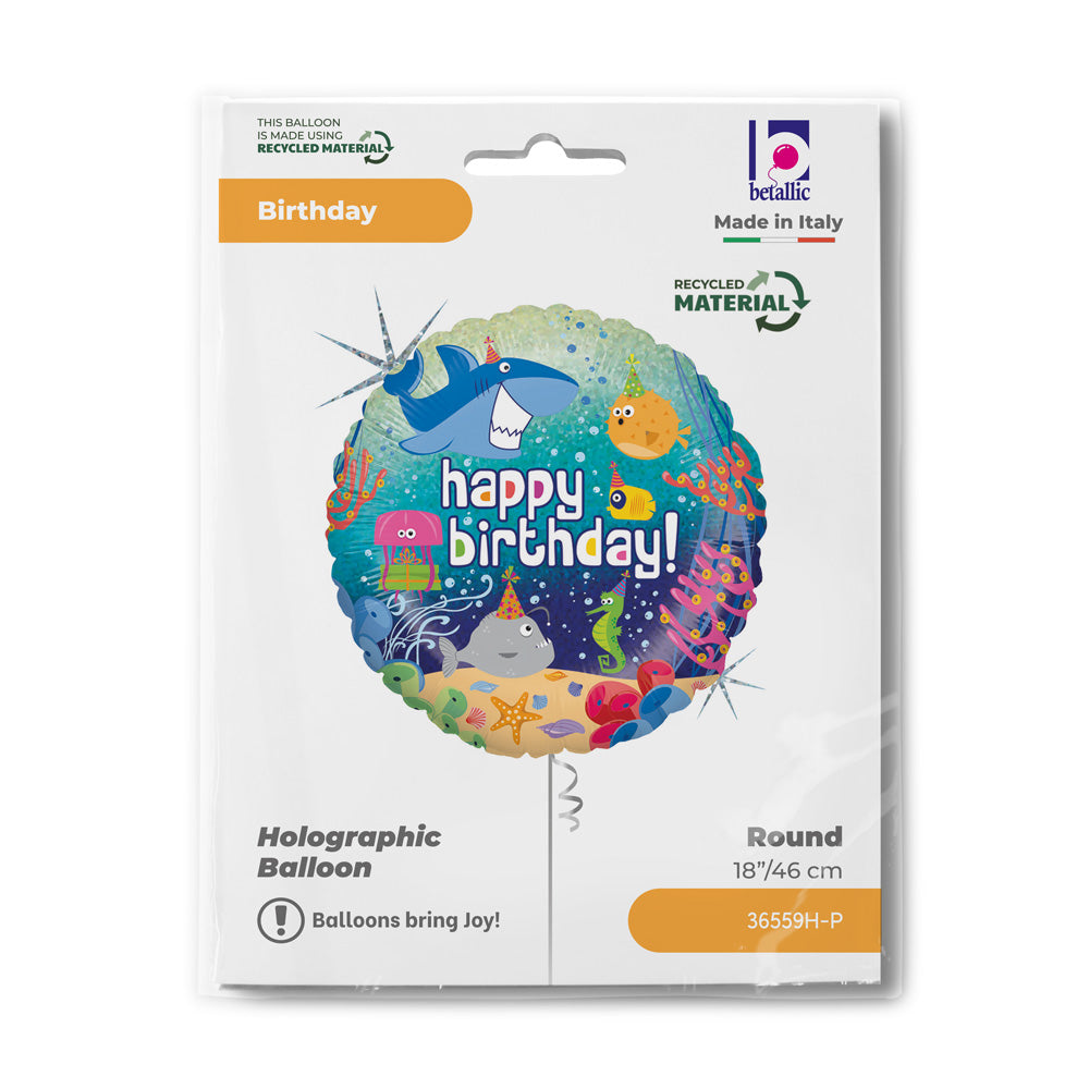 R18 Birthday Ocean Holographic Single Pack - Grabo Foil