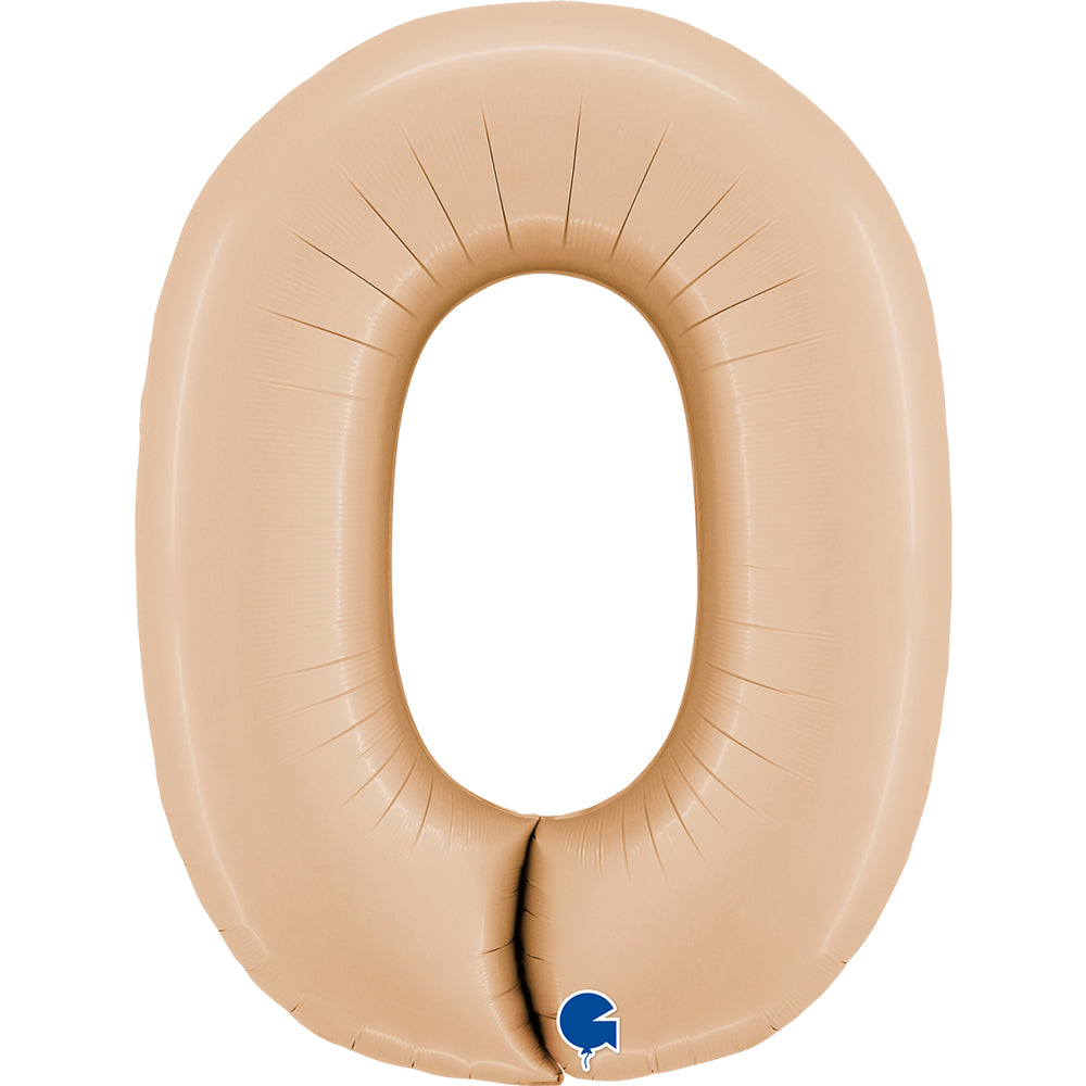 Numbers 0 to 9 Satin Nude 40"- Single Pack - Grabo Foil