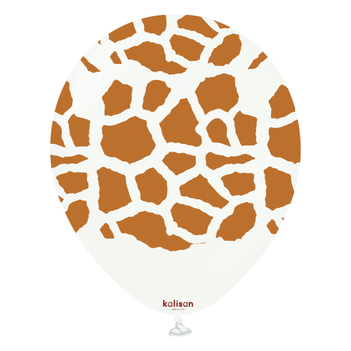 Kalisan Safari Giraffe White(Print Color: Caramel) 25CT