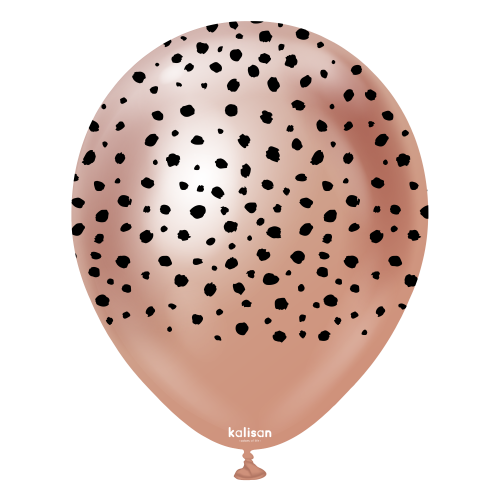 Kalisan Safari Cheetah - Mirror Rose Gold(Print Colour: Black) - 25CT