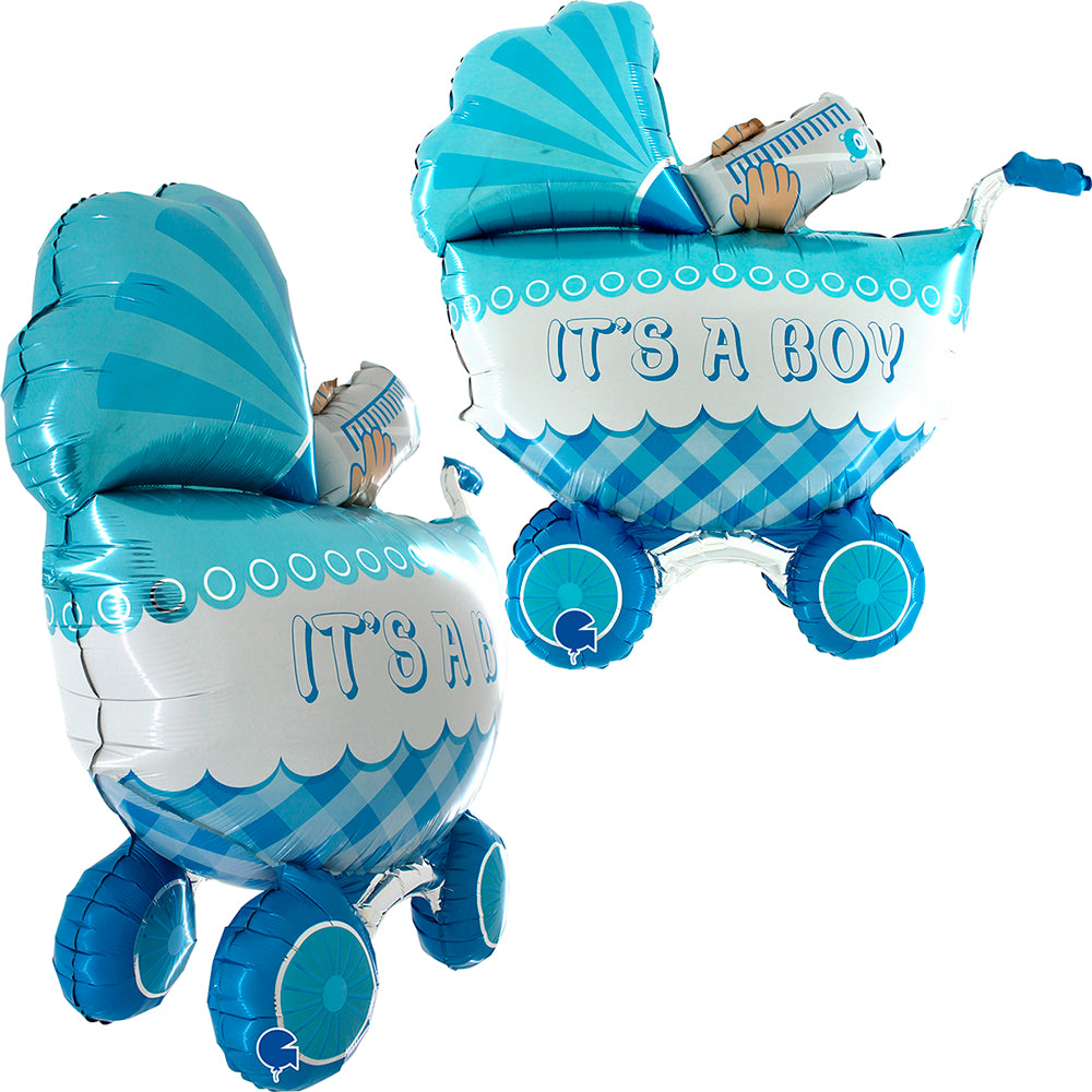 It's A Boy Buggy 3D 42" Single Pack - Grabo Foil