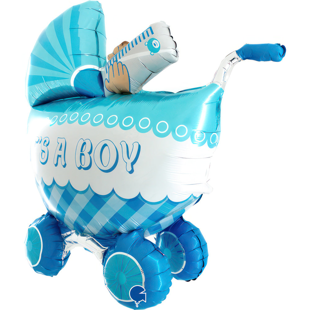 It's A Boy Buggy 3D 42" Single Pack - Grabo Foil