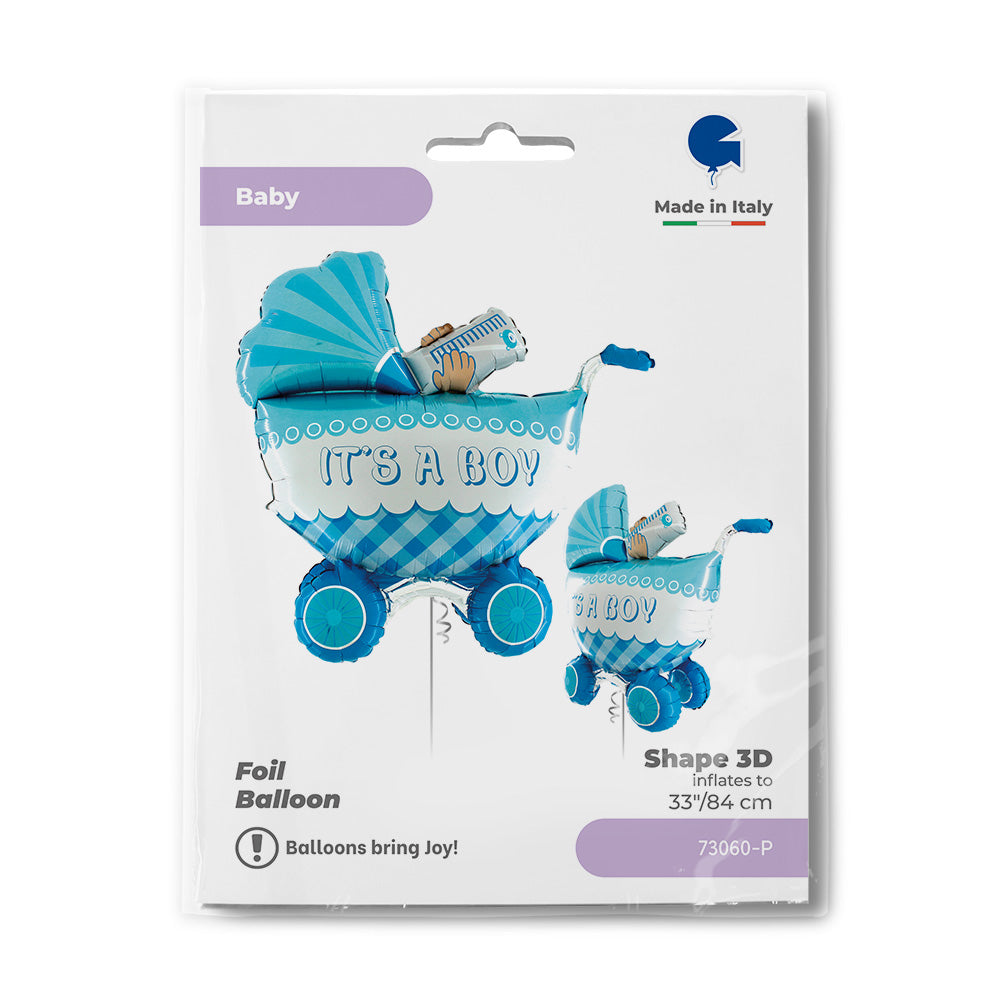 
                      
                        It's A Boy Buggy 3D 42" Single Pack - Grabo Foil
                      
                    