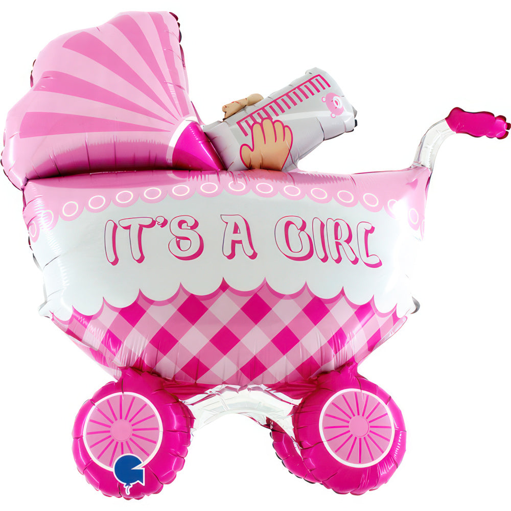 
                      
                        It's A Girl Buggy 3D 42" Single Pack - Grabo Foil
                      
                    