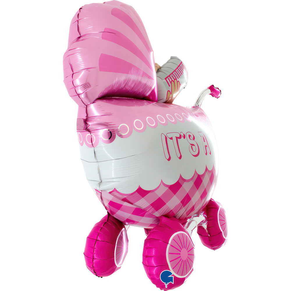 
                      
                        It's A Girl Buggy 3D 42" Single Pack - Grabo Foil
                      
                    
