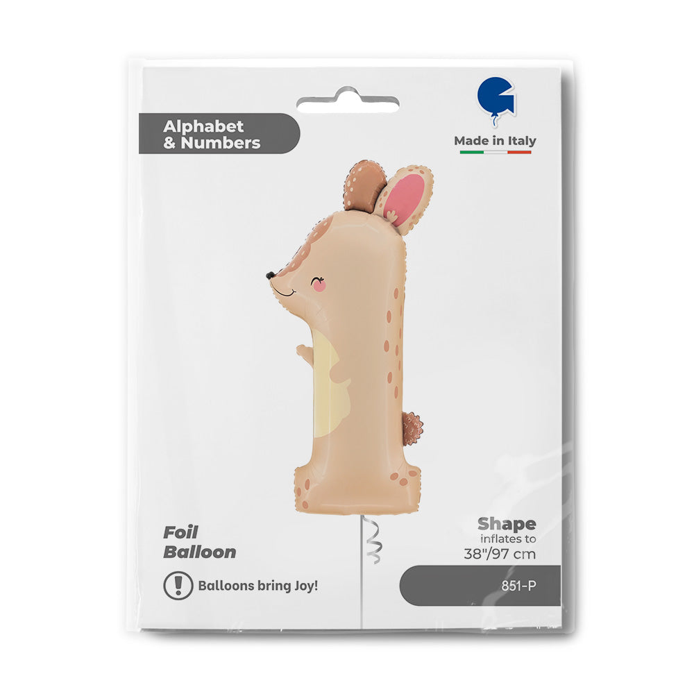 The Puppyloons - Number 1 Bunny - Single Pack - Grabo Foil
