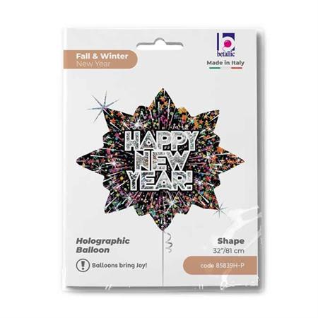 Bursting New Year Holog. 32" - Grabo Foil