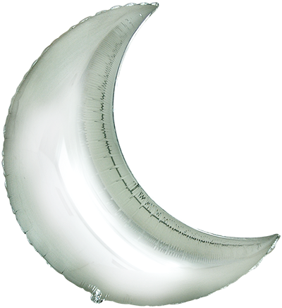 Half Moon Silver Regular 35" Single Pack  - Flexmetal