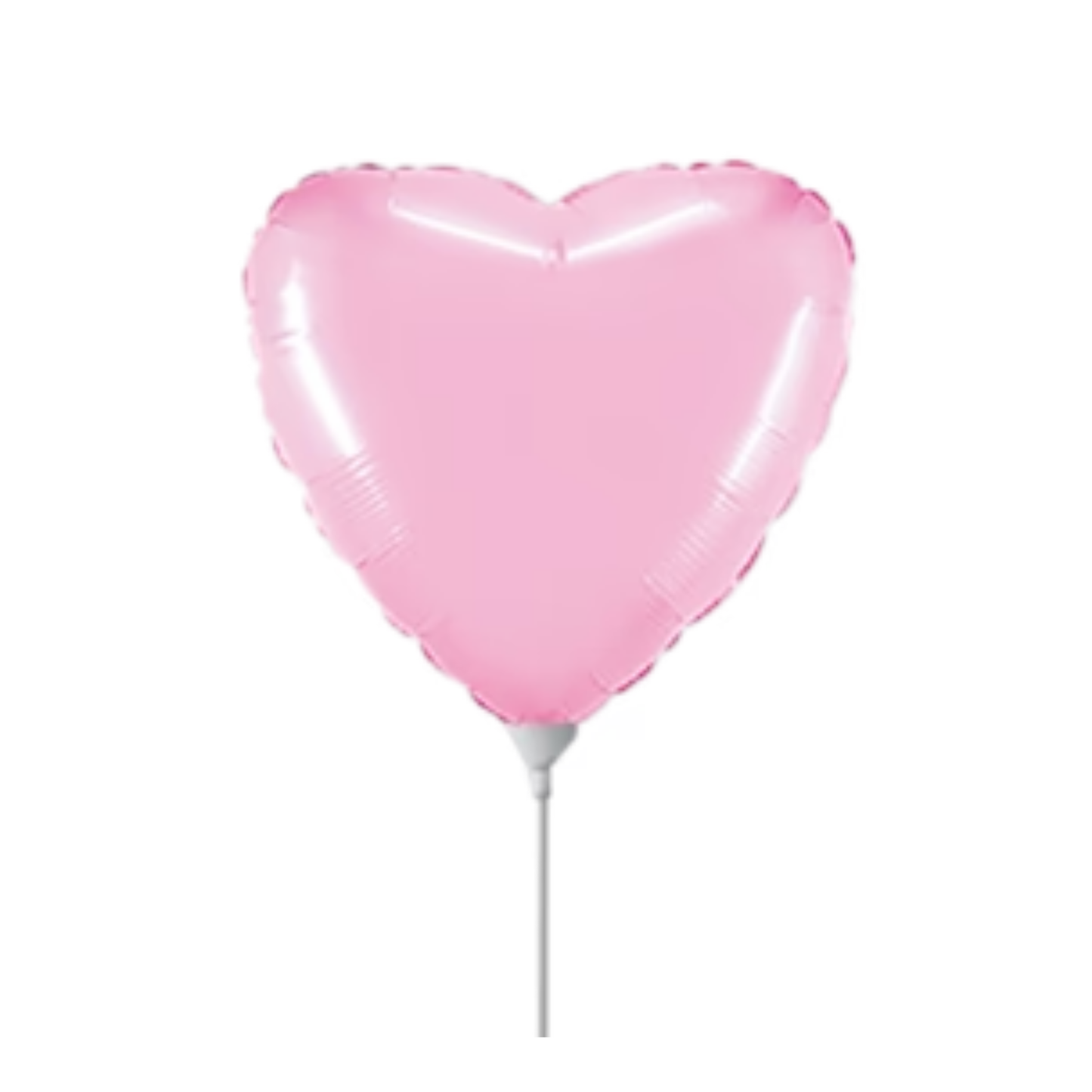 Heart Mini Metallized 9"- Pink - Flexmetal
