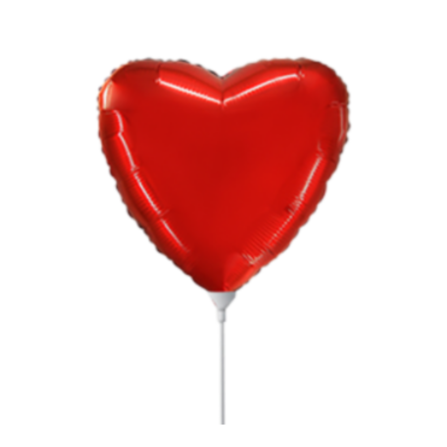 Heart Mini Metallized 9"- Red - Flexmetal