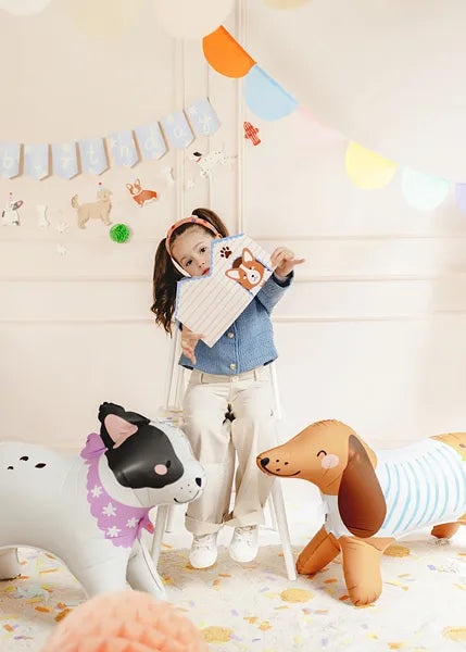 Corgi Standing 89x58 cm - Mix - Foil Balloon - Party Deco
