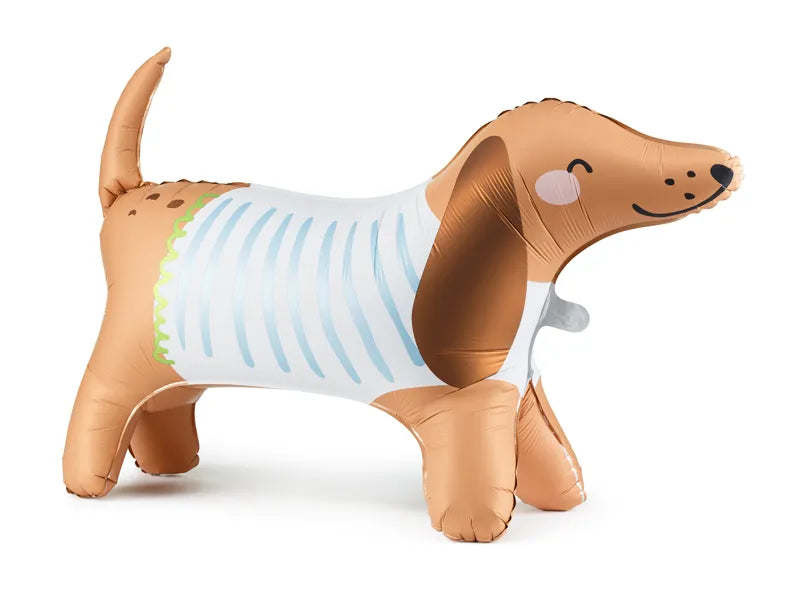 Dachshund Standing 89x58 cm, mix - Foil Balloon - Party Deco