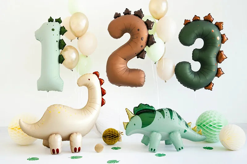 Brontosaurus - Standing - 91x85cm, mix  - Foil Balloon - Party Deco