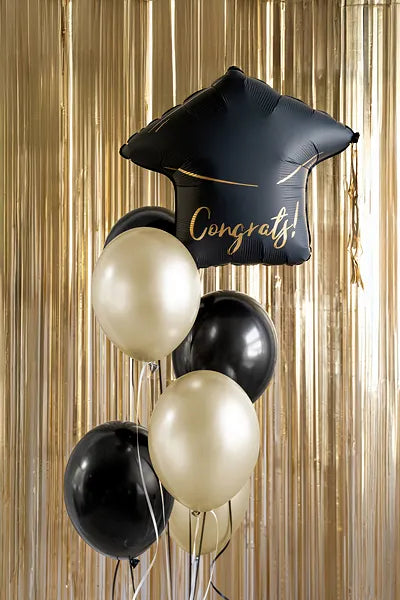 Cap ''Congrats!'', 60x55 cm, mix - Foil Balloon - Party Deco