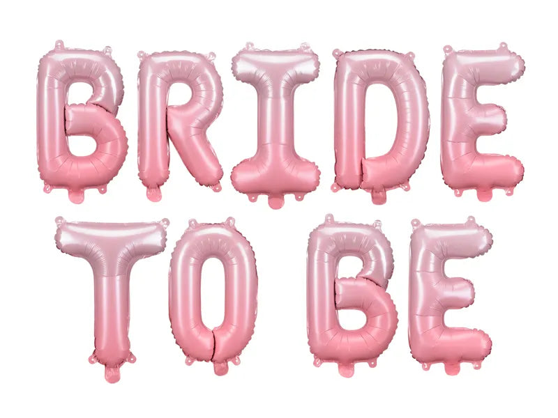 Foil Balloon Bride to be, 350x45 cm - pink - Foil Balloon - Party Deco