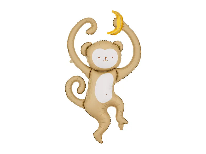 Monkey, 51x88 cm - Mix - Foil balloons - Party Deco