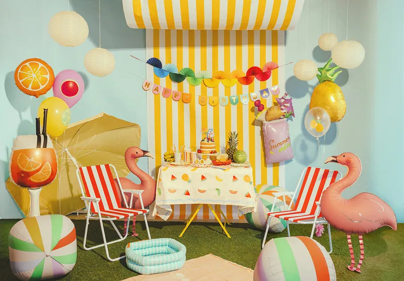 Foil balloon Drink, 34x100 cm, mix - Foil Balloons - Party Deco