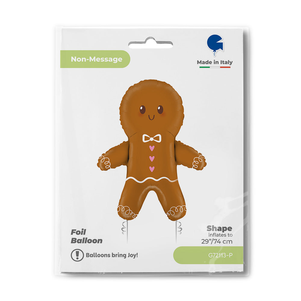 Cute Gingerbread Man Single Pack - Grabo Foil