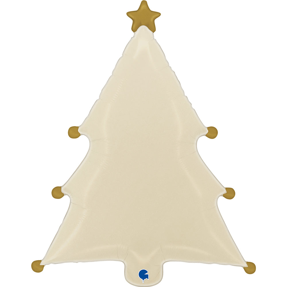 Cream Christmas Tree Single Pack - Grabo Foil