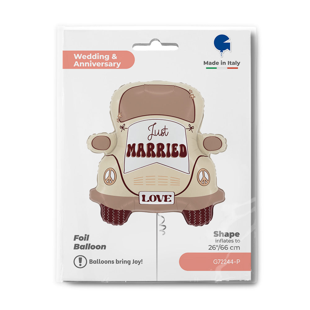 Wedding Hippie Car Single Pack - Grabo Foil