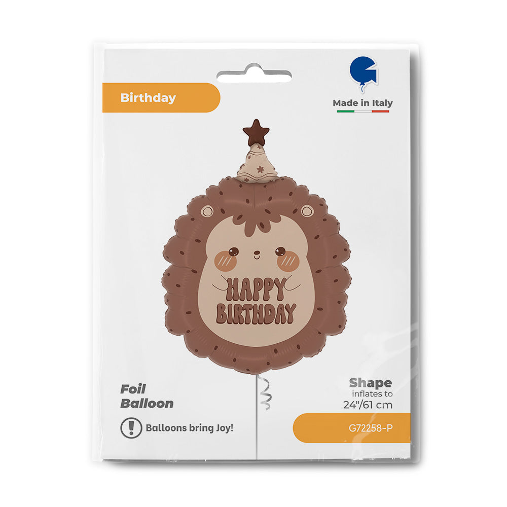 Sweet Hedgehog Birthday Single Pack - Grabo Foil