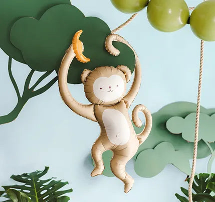 Monkey, 51x88 cm - Mix - Foil balloons - Party Deco