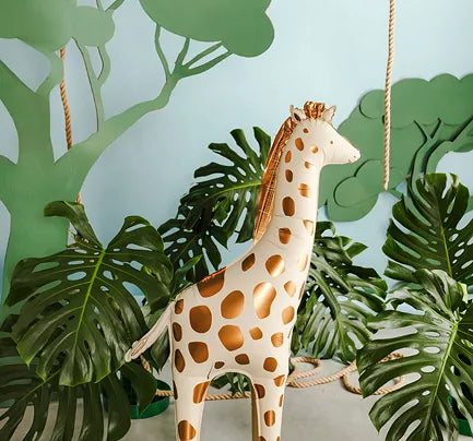 Giraffe, 49x114 cm - Standing - Mix - Foil balloons - Party Deco